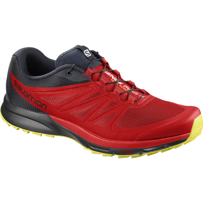 Chaussures De Trail Running Salomon Homme Rouge / Noir - Salomon SENSE PRO 2 - France (0526-IGQMT)